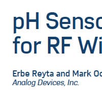 pH Sensor Reference Design Enabled for RF Wireless Transmission