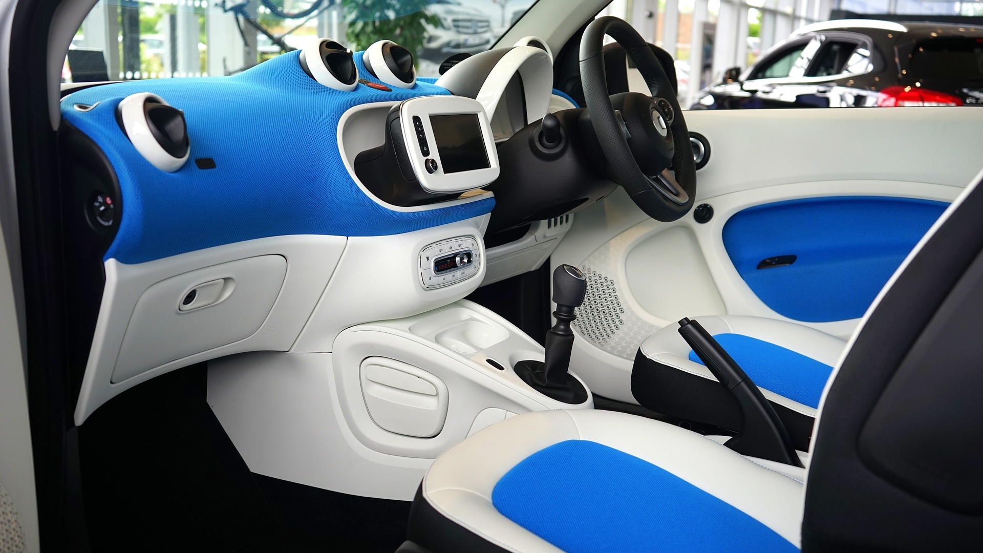 Interior of 3D Printed Car