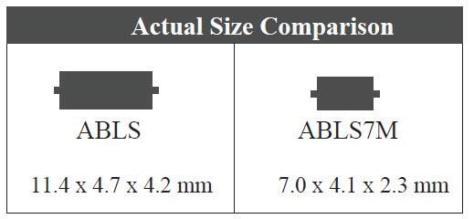 Abracon ABLS7M SMD Microprocessor Crystals
