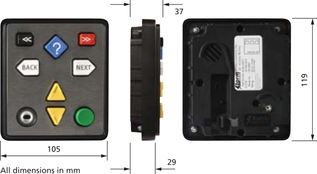 Storm Interface Nav-Pad Audio-Enabled Keypads