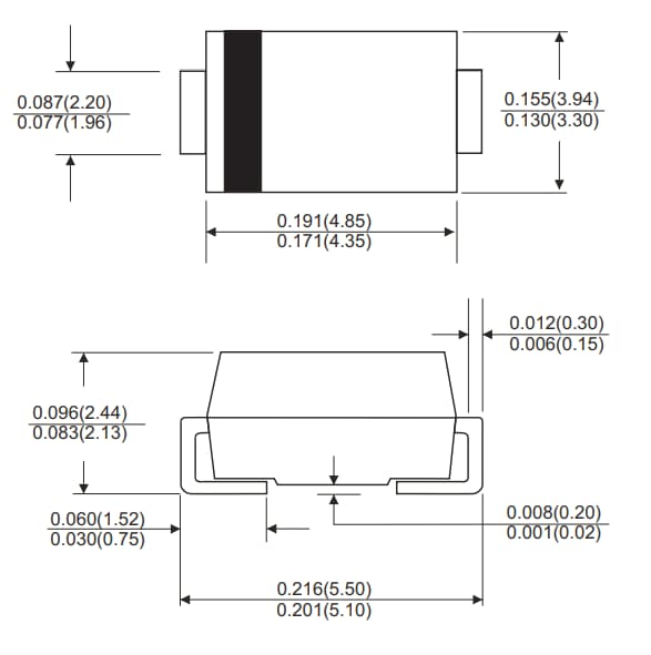 Comchip Technology CZR53 5.0W Surface Mount Zener Diodes