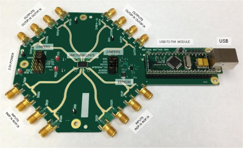 Analog Devices Inc. EVAL-HMC7545 Eval for HMC7545 Signal Conditioners
