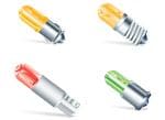 VCC T-1 3/4 Sub-Miniature Bi-Pin LED Replacement Lamps