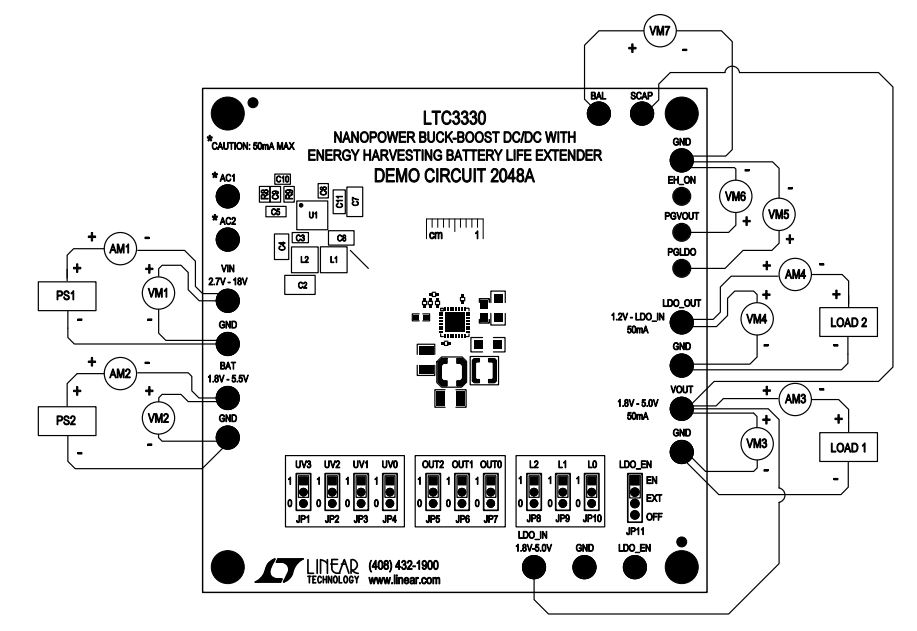 Location Circuit - Analog Devices Inc. LTC333x Demonstration Board for LTC333x Converters