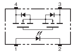 Block Diagram - Omron Electronics G3VM-VY SOP Package MOSFET Relays