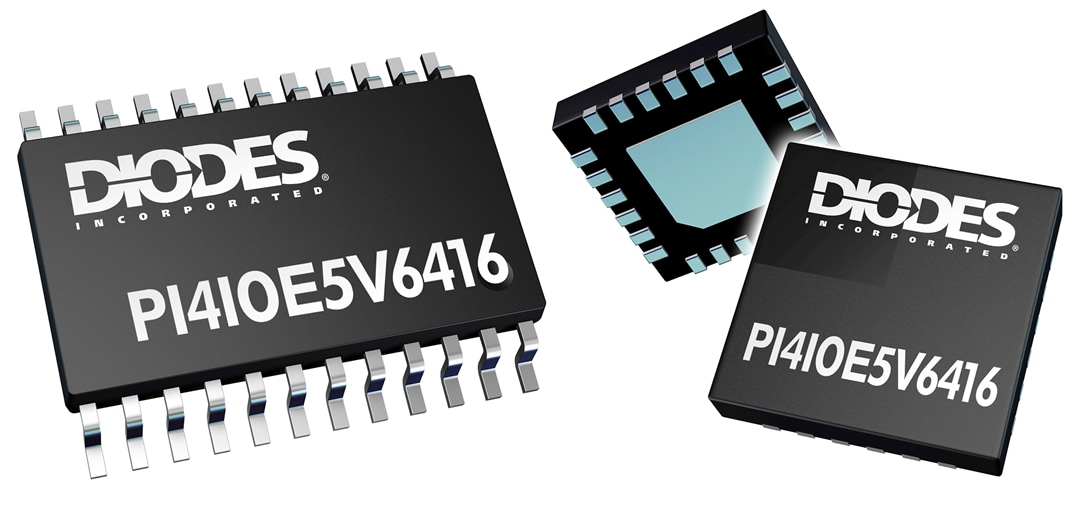 Diodes Incorporated PI4IOE5V6416 16-bit I²C I/O Expanders