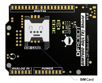 DFRobot SIM7600CE-T 4G(LTE) Arduino Shield