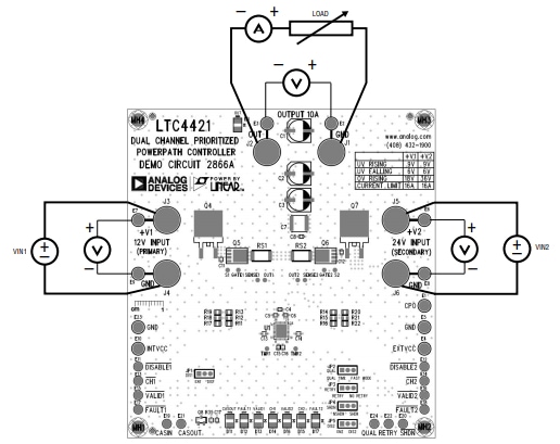 Analog Devices Inc. LTC4421 Demo Board (DC2866A)