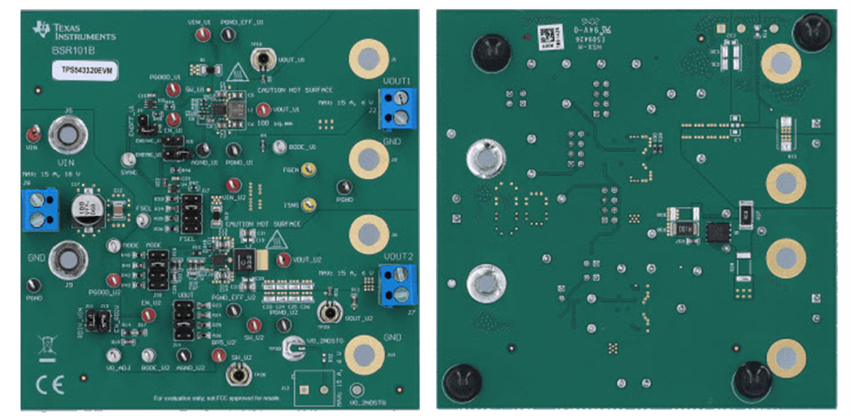 Texas Instruments TPS543320EVM Evaluation Module