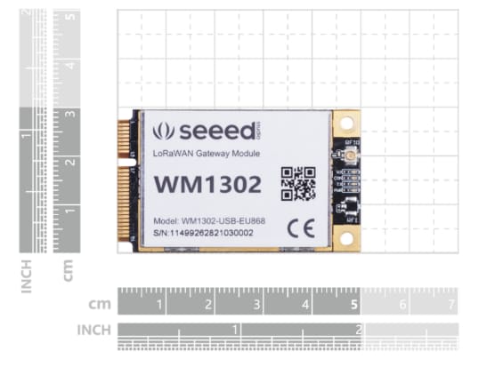 Mechanical Drawing - Seeed Studio WM1302 LoRaWAN Gateway Modules
