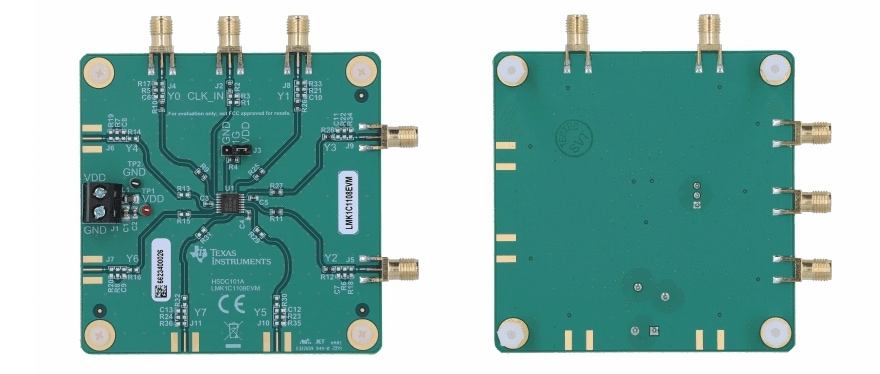 Texas Instruments LMK1C1108EVM Evaluation Module