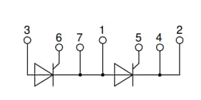 Block Diagram - IXYS MCNA650P2200CA High-Voltage Thyristor Modules
