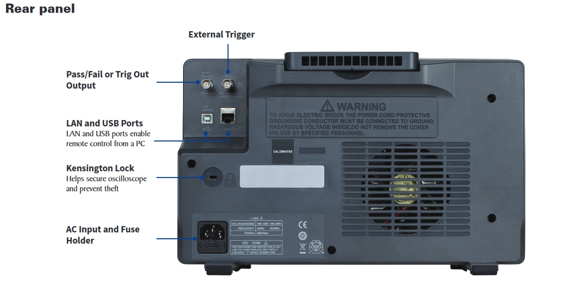 Infographic - B&K Precision 2560B Mixed Signal Oscilloscopes