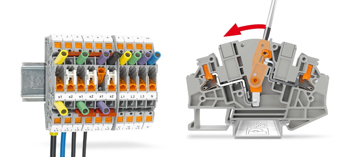 Phoenix Contact PTVME 6/S Test Disconnect Terminal Blocks