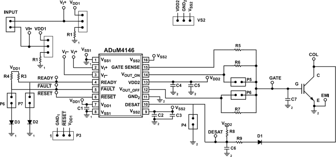 Schematic - Analog Devices Inc. ADuM4146 Evaluation Boards
