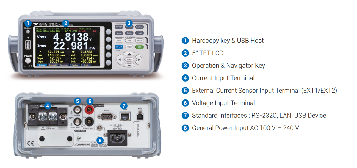 Teledyne LeCroy T3PM1100 Digital Power Meter