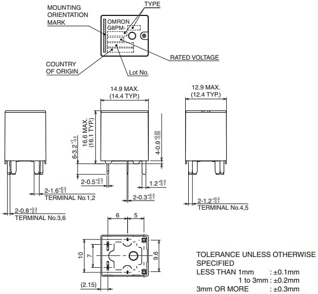 Omron Electronics G8PM High-Power PCB Relay