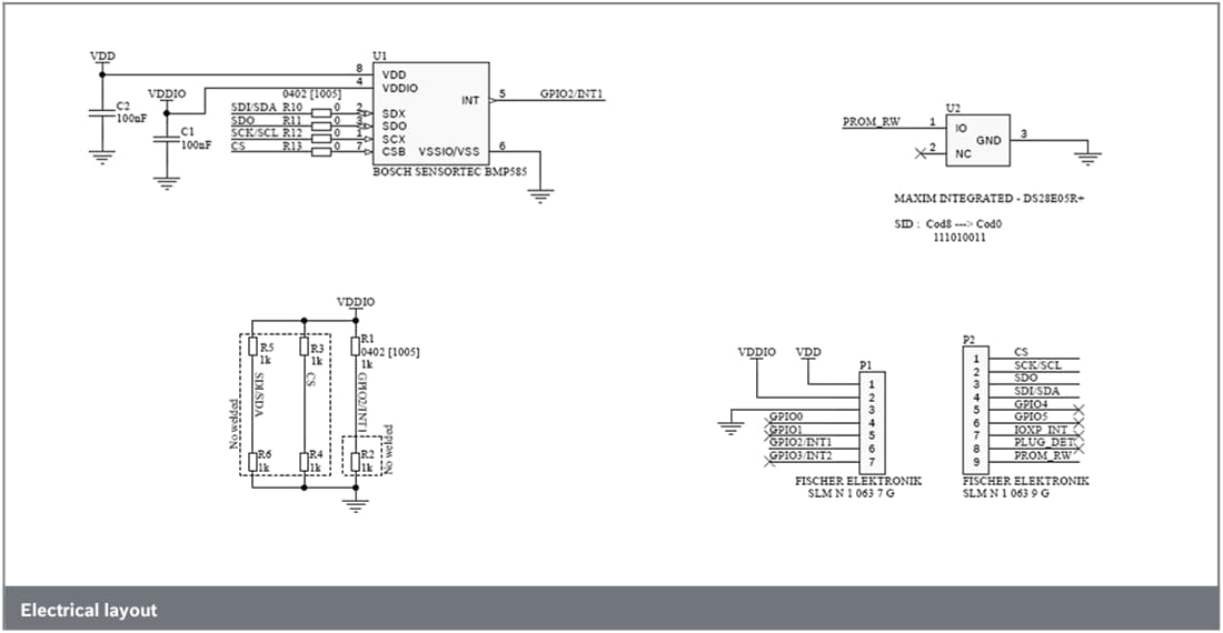 Mechanical Drawing - Bosch BMP585 Shuttle Board 3.0