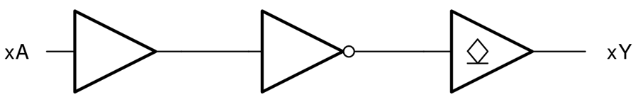 Block Diagram - Texas Instruments SN74LV6T06/SN74LV6T06-Q1 Hex Open-Drain Inverter