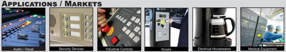 Chart - E-Switch SAV4 Anti-Vandal Switches