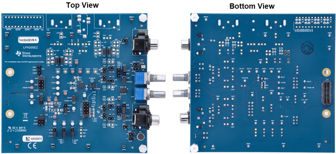 Mechanical Drawing - Texas Instruments TAx5x42EVM-K Evaluation Modules (EVMs)