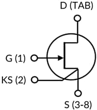 Application Circuit Diagram - onsemi UJ4N 750V 4.3mΩ Normally On SiC JFET Transistor