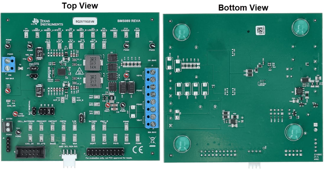 Mechanical Drawing - Texas Instruments bq2577xGEVM Controller Evaluation Module (EVM)