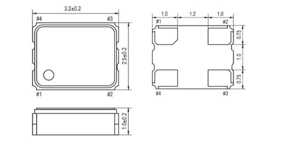 Chart - ECS ECS-TXO-32CSMV MultiVolt™ TCXO Oscillators