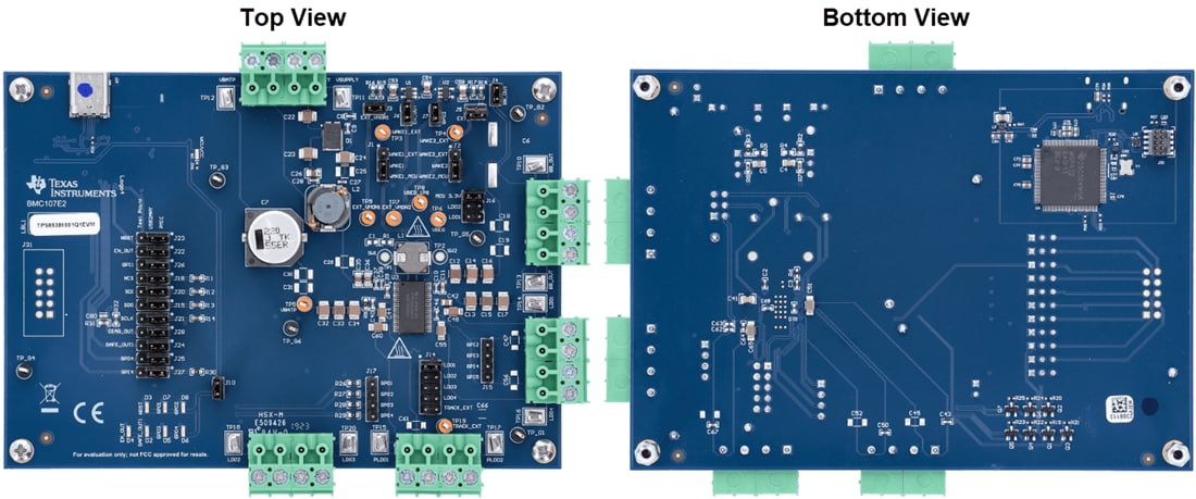 Mechanical Drawing - Texas Instruments TPS65386001Q1EVM Evaluation Module (EVM)
