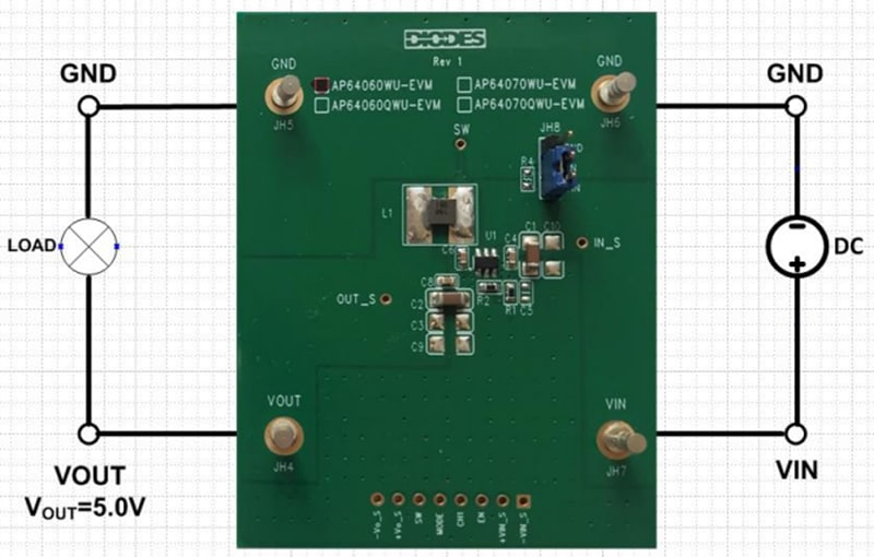 Diodes Incorporated AP64060 Evaluation Board
