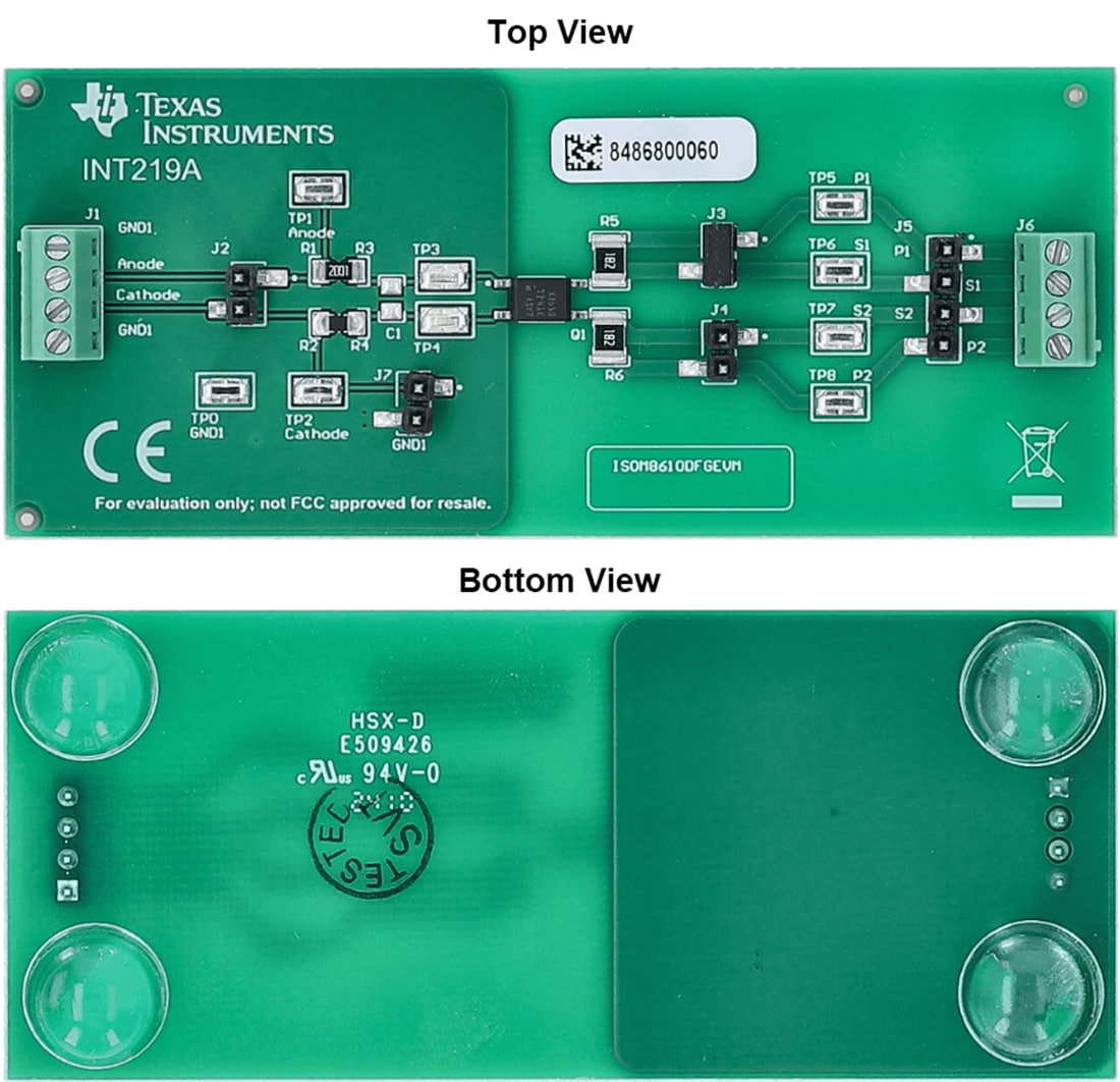 Mechanical Drawing - Texas Instruments ISOM8610DFGEVM Opto-Emulator Evaluation Module