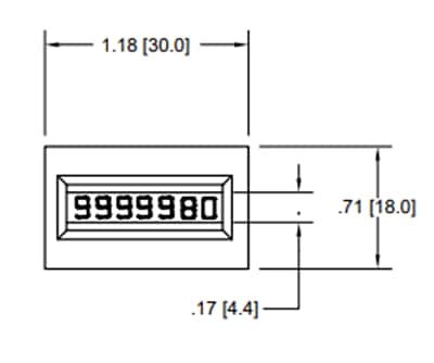 Chart - Trumeter 40 Series Electromechanical Totalizers