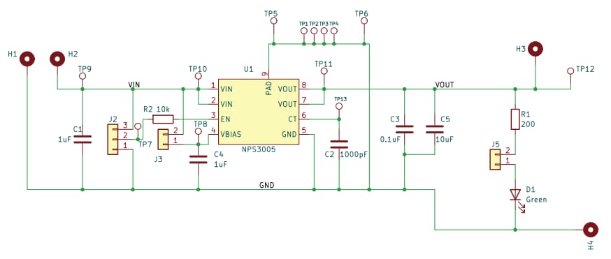 Schematic - Nexperia NEVB-NPS3005 Evaluation Board