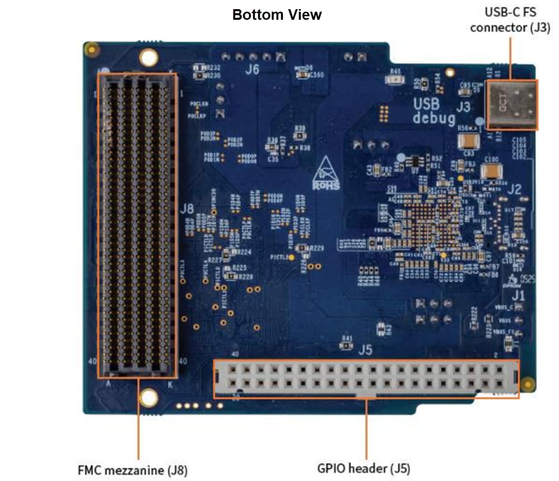 Mechanical Drawing - Infineon Technologies EZ-USB™ FX10 Development Kit (DVK)