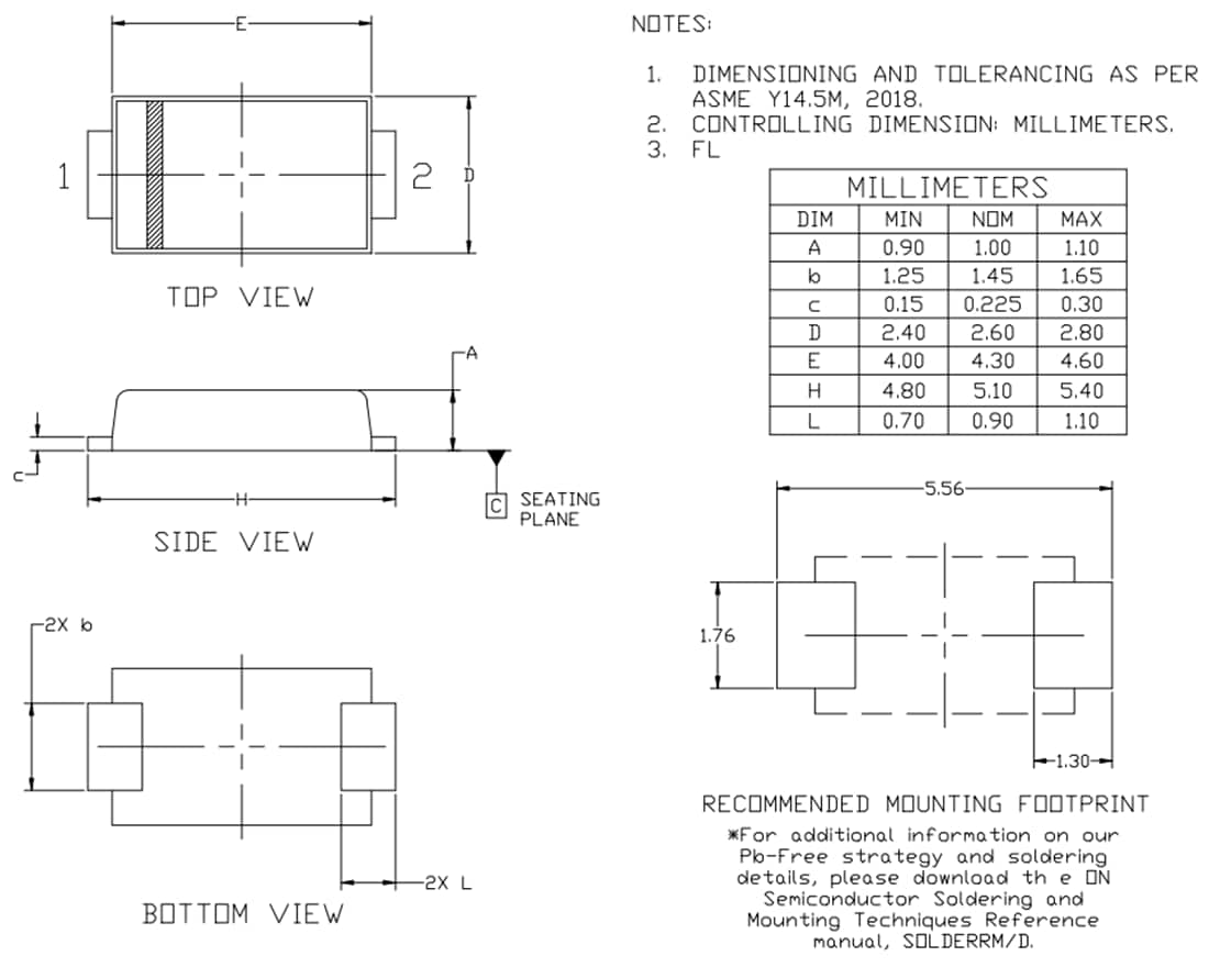 Chart - onsemi NRVHPAF320 Ultrafast Power Rectifier
