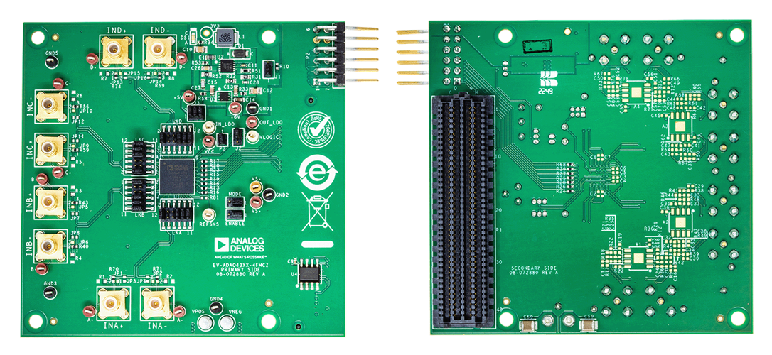 Analog Devices Inc. EV-ADAQ4370, EV-ADAQ4380, & EV-ADAQ4381 Boards