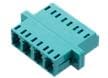 LC Quad Low-Profile Fiber Optic Adapters