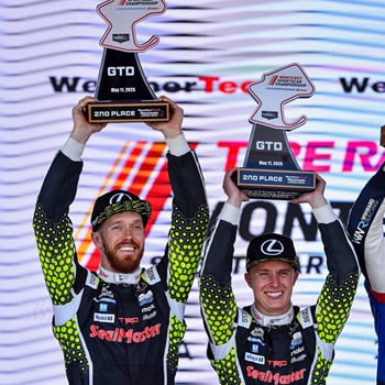 Mouser-Sponsored Vasser Sullivan Lexus Racing Team Scores Another Podium Finish in the IMSA Monterey SportsCar Championship