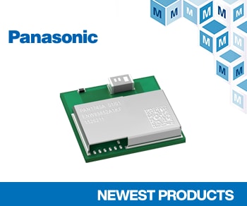 Panasonic's PAN1740A BLE Module, Now at Mouser, Supports Voice Commands and Motion Recognition