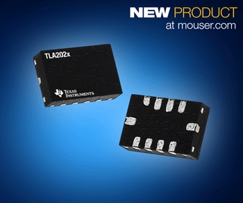 Mouser Electronics Now Shipping TI's Low-Power TLA202x ADCs for System-Monitoring Applications